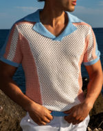 2EROS Aruba Polo – Pink / Blue