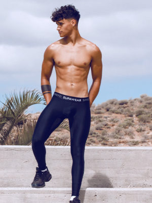 SUPAWEAR Supa Pro Training Tights – Black