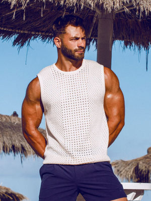 2EROS Riviera Singlet – Beige
