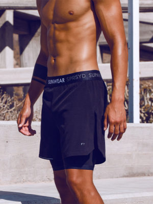 SUPAWEAR Supa Pro Workout Shorts – Black