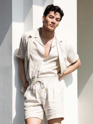 2EROS Breezy 6” Classic Linen Shorts – Beige