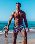 2EROS Printed Bronte Shorts – Monstera Black
