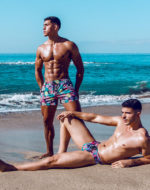 2EROS Printed Bronte Shorts – Monstera Black