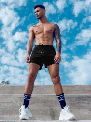SUPAWEAR Pro-Training Shorts – Boost Black