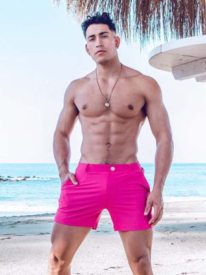 2EROS Bondi Shorts (Series 3) – Fuchsia Red