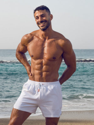 2EROS Manly Shorts – White