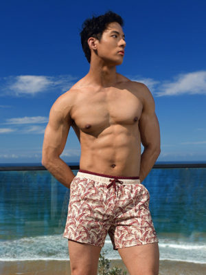 2EROS Printed Byron Shorts – Pastel Hawaii