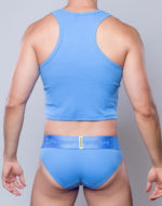 SUPAWEAR Ribbed Cropped Singlet – Marina