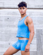 SUPAWEAR Ribbed Cropped Singlet – Marina