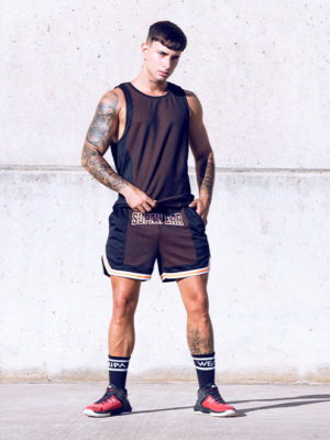 SUPAWEAR Swish Mesh Singlet – Neon Orange