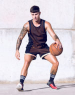 SUPAWEAR Swish Mesh Singlet – Neon Orange