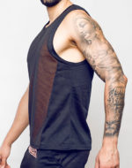 SUPAWEAR Swish Mesh Singlet – Neon Orange