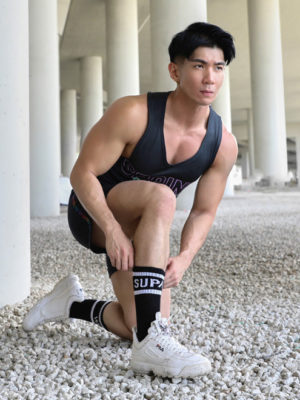 SUPAWEAR SUPA Crew Socks – Black – OS