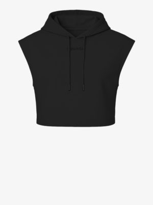 SUPA CroopedHoodie Black