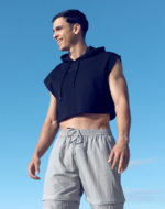 SUPAWEAR Cropped Hoodie – Black