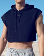 SUPAWEAR Cropped Hoodie – Black