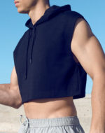 SUPAWEAR Cropped Hoodie – Black