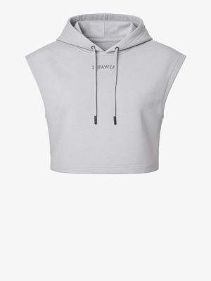 SUPA CroopedHoodie Grey