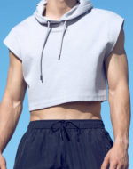 SUPAWEAR Cropped Hoodie – Grey