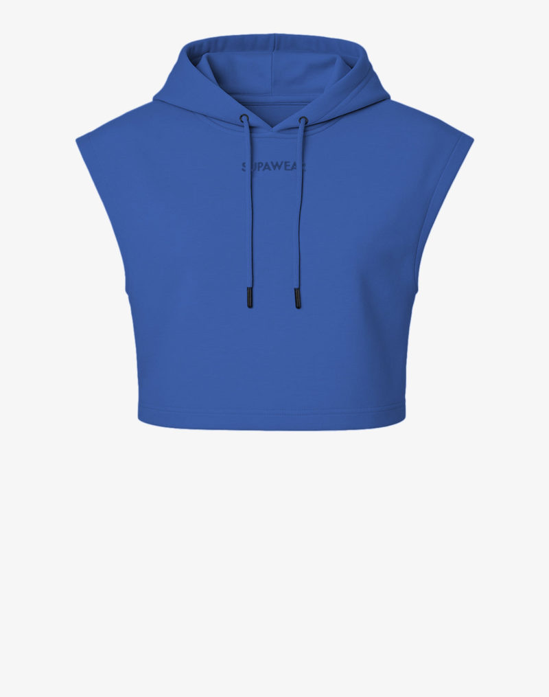 SUPA CroopedHoodie Navy