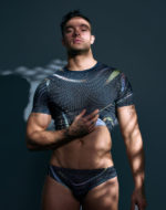 SUPAWEAR Printed Pride Crop T-Shirt – Black