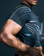 SUPAWEAR Printed Pride Crop T-Shirt – Black