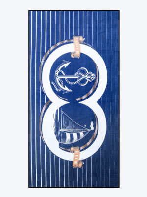 Sand Free Beach Towel Yatch Club