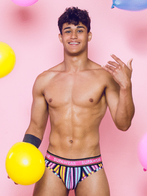 SUPAWEAR Sprint Brief Underwear – Stripes