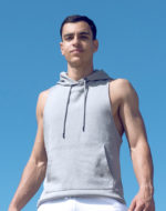 SUPAWEAR Sleeveless Hoodie – Grey