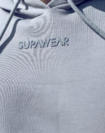 SUPAWEAR Sleeveless Hoodie – Grey