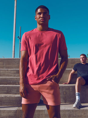 SUPAWEAR Classic Short Sleeve T-Shirt – Dusty Cedar Rose