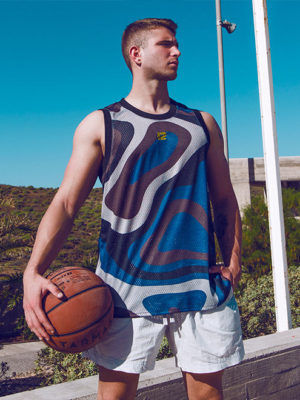 SUPAWEAR Mesh Jersey – Blue Print Combo