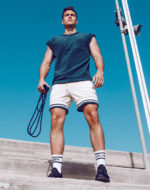 SUPAWEAR Terry Towelling Tank – Navy