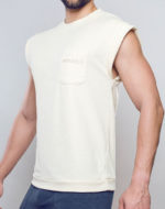 SUPAWEAR Terry Towelling Tank – Off White