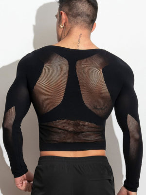 ThePack air(lace) Top Long Sleeve /Black