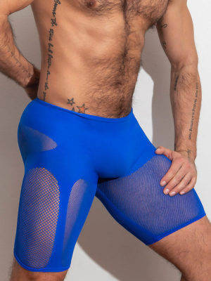 THEPACKUNDERWEAR AIRLACE SHORTLEGGING BLUE 2