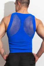 ThePack air(lace) Top Sleeveless /Blue