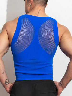 ThePack air(lace) Top Sleeveless /Blue