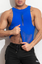ThePack air(lace) Top Sleeveless /Blue