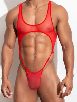THEPACKUNDERWEAR GUILTY BODICE RED 5