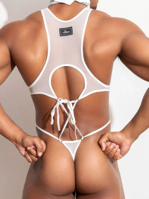 ThePack GUILTY Mesh Bodice /White