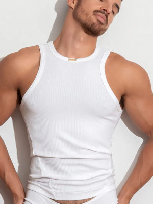 THEPACKUNDERWEAR RAW TANK WHITE 4