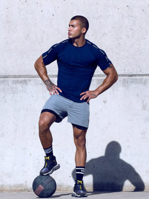 SUPAWEAR SPR Fit T-Shirt – Navy Blue