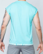 SUPAWEAR Wide-Cut Tank – Turquoise Blue
