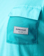 SUPAWEAR Wide-Cut Tank – Turquoise Blue