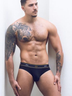 2EROS U21 Adonis Brief Underwear – Black
