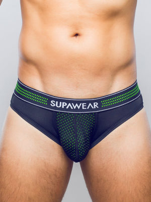 SUPAWEAR Neon Mesh Brief Underwear – Neon Green