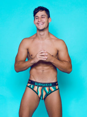 SUPAWEAR Sprint Brief Underwear – Woody Orange