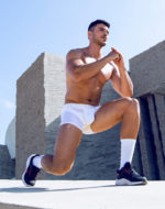 2EROS AKTIV Pegasus Trunk Underwear – White/Tan