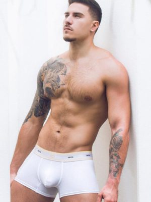 2EROS U31 Adonis Trunk Underwear – White